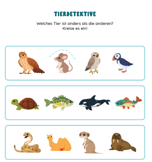 Stickerheft Asa "Welt der Tiere"