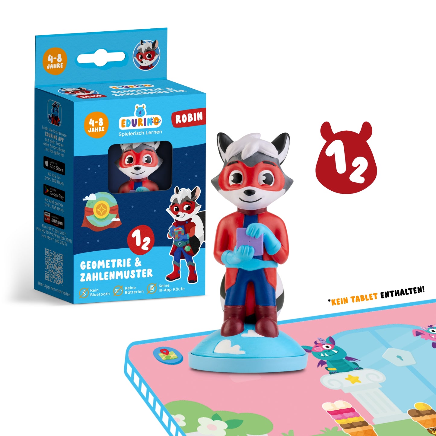 Figur Robin 3 - "Geometrie & Zahlenmuster"