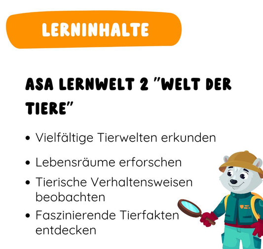 Figur Asa 2 "Die Welt der Tiere"