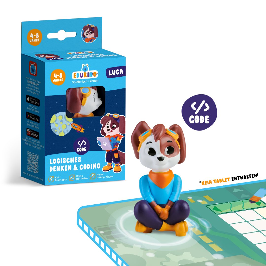 Figur Luca Logisches Denken Coding EDURINO Partnerportal Figur Luca Logisches Denken Coding EDURINO Partnerportal