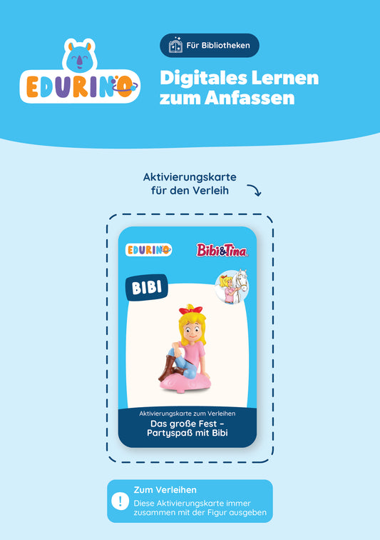 Figur Bibi "Das große Fest - Partyspaß mit Bibi" (für Bibliotheken) - Vorbestellung