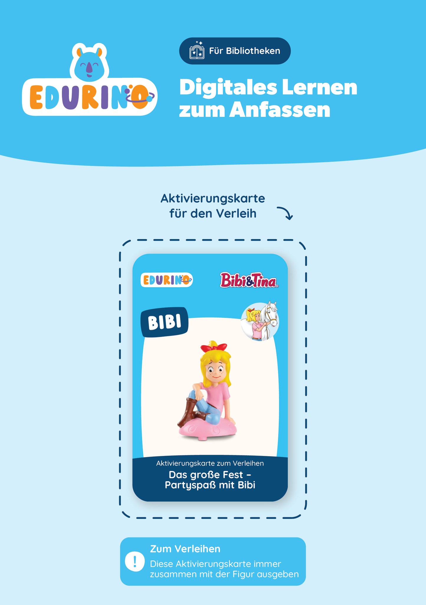 Figur Bibi "Das große Fest - Partyspaß mit Bibi" (für Bibliotheken) - Vorbestellung