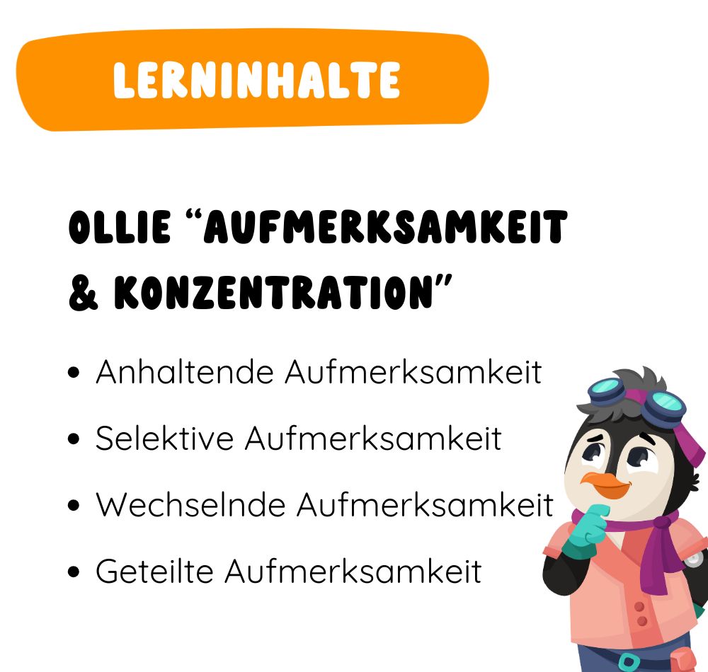 Figur Ollie "Aufmerksamkeit & Konzentration"