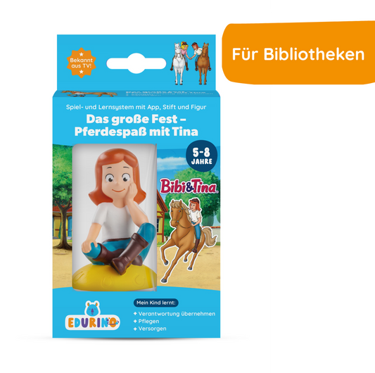 Figur Tina "Das große Fest - Pferdespaß mit Tina" (für Bibliotheken) - Vorbestellung
